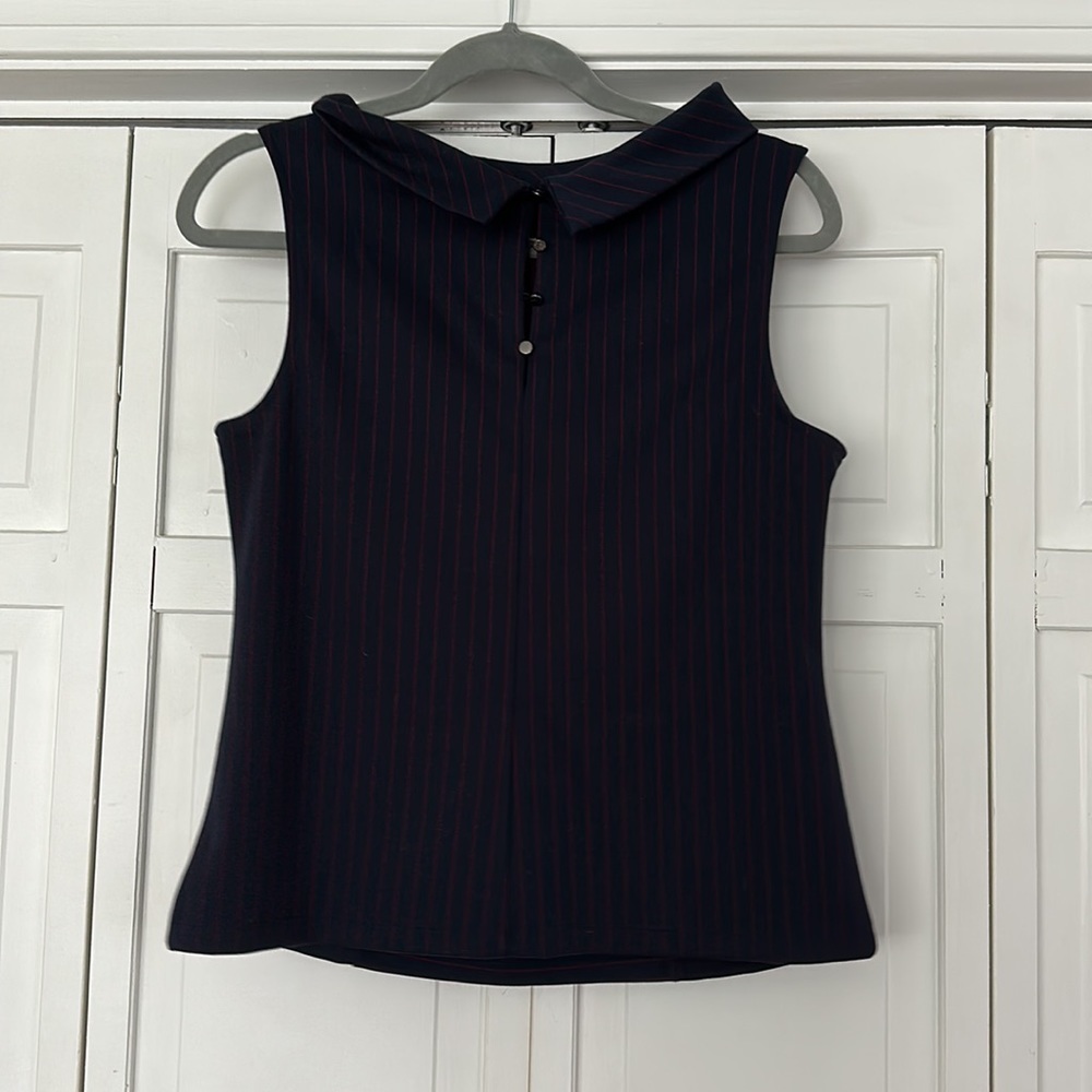 Pinstripe, dressy, tank top - Picture 3 of 4